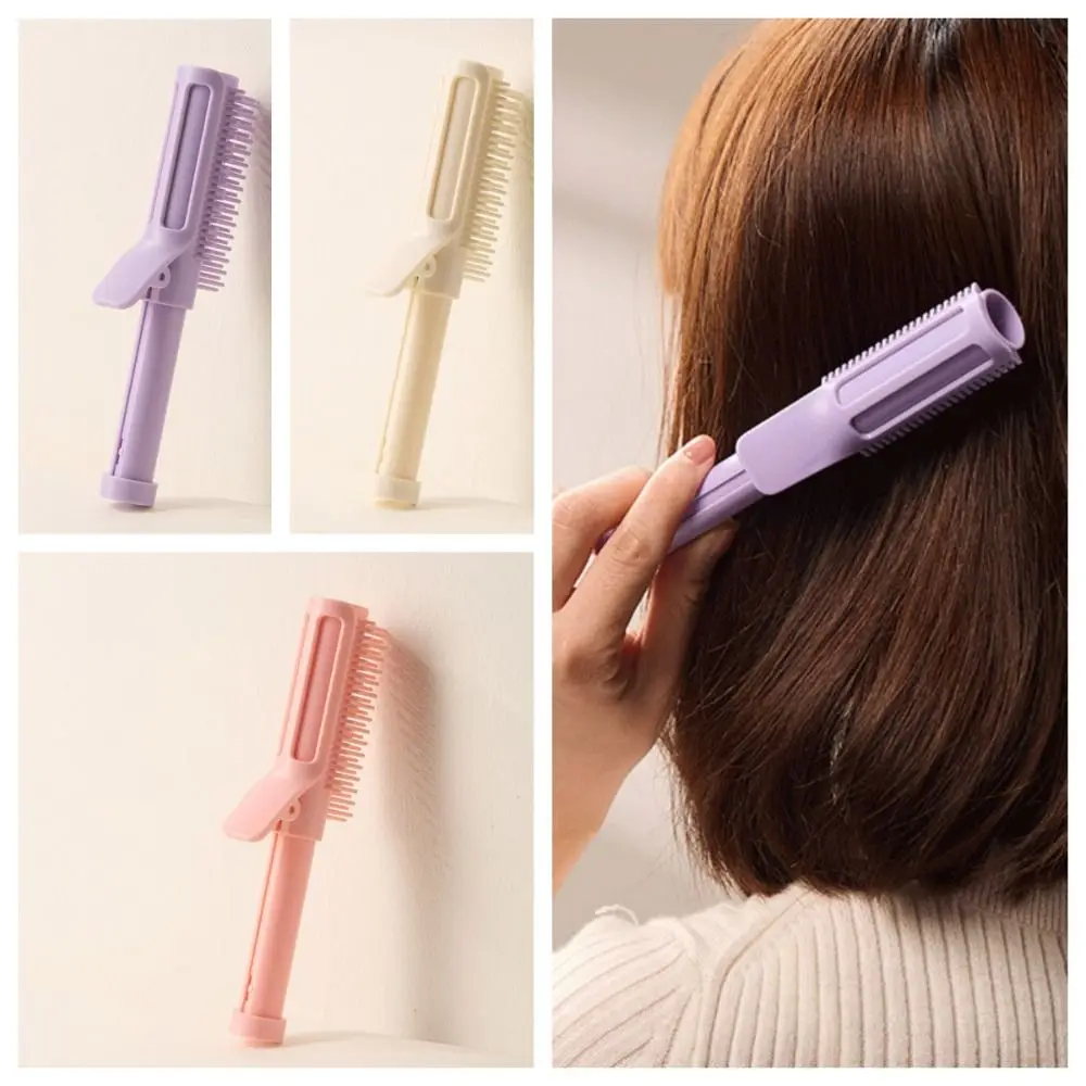 High Skull Top Perm Clip Comb No Trace Anti-Static Retractable Comb Hair Styling Fluffy Clip Hair Root Fluffy Clip