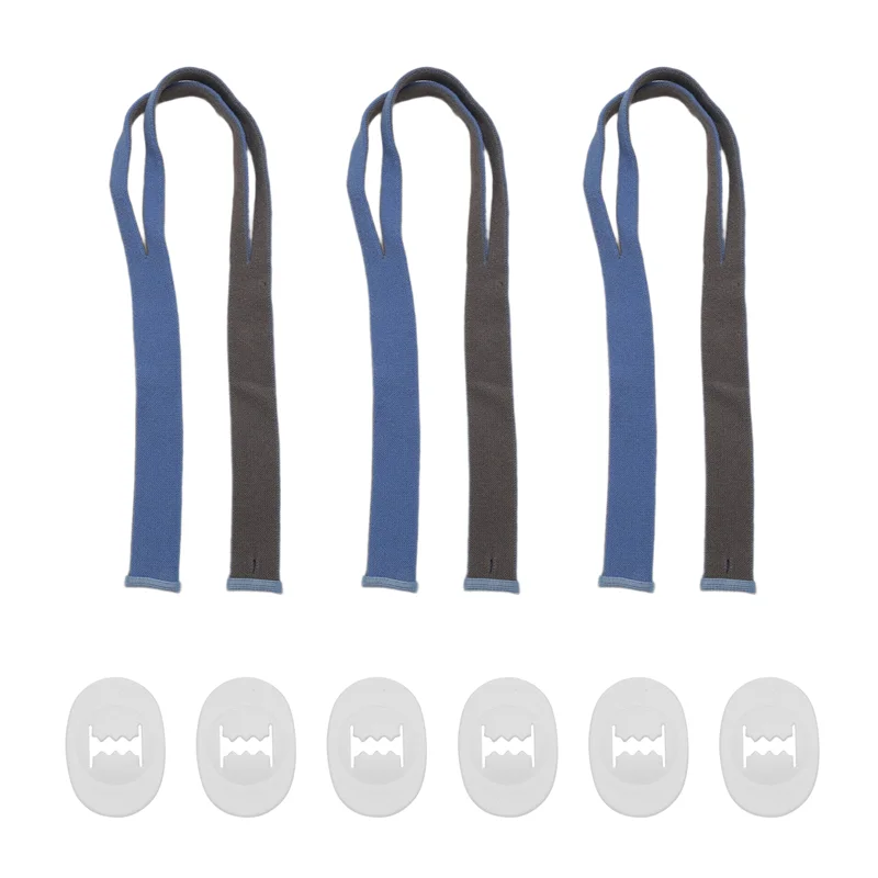 ABMF-Ersatz-Kopfbedeckung für Resmed Airfit P10 Nasenkissen CPAP-Maskenbänder mit verstellbaren Clips