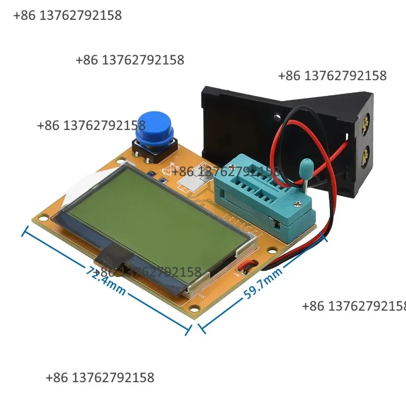 LCR-T4 Graphic LCD ESR Meter Multifunctional Tester Transistor Diode Triode Capacitance Inductance SCR DIY Test Tool view 5