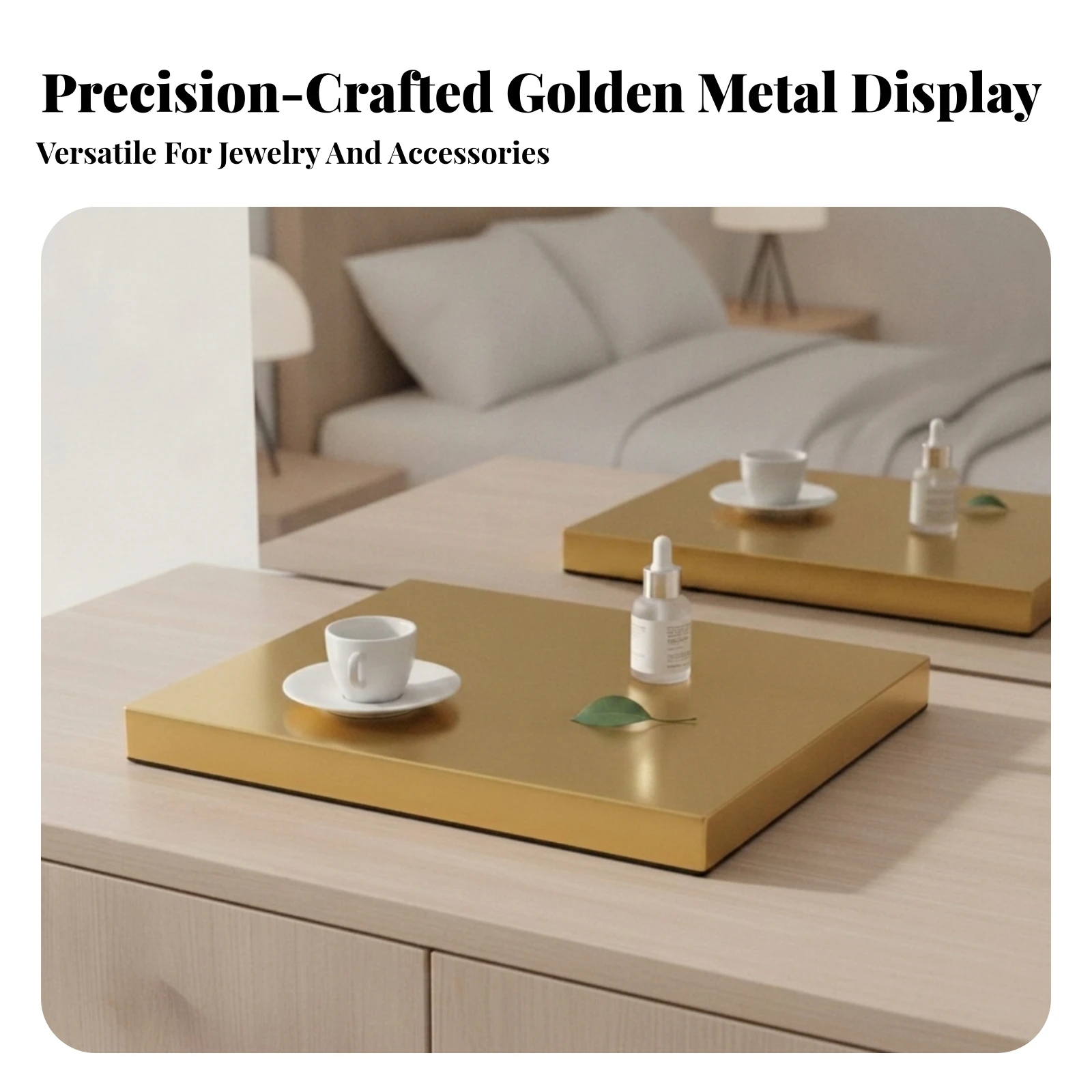 Display Pedestal Rectangular Display Riser Acrylic Riser Solid Acrylic Cube Pedestal Mirror-Polished for Retailers