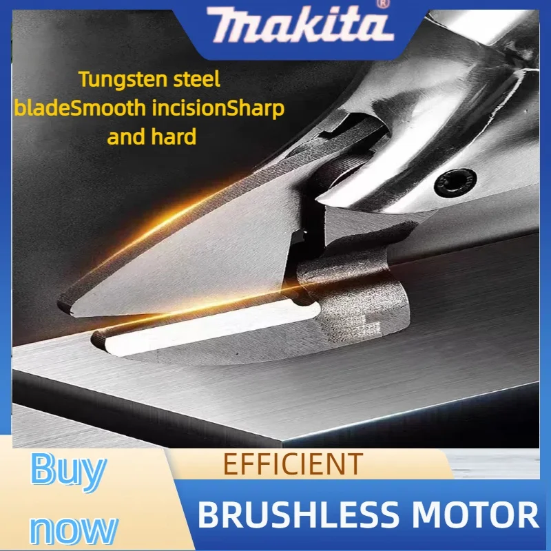 마키타 전동 무선 철재 가위 기계 전문 금속 절단 도구 충전식 시트 절단기 18V 배터리용