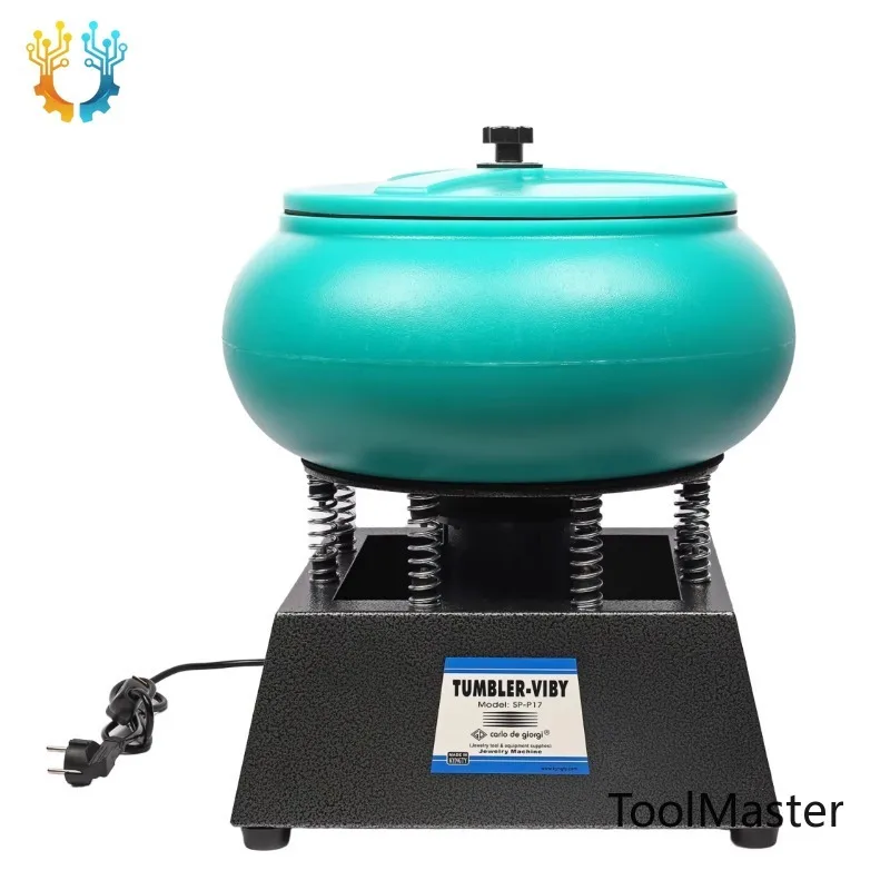 

[2026]Boasta 17 Inch Magnetic Vibratory Tumbler Polishing Machine 12L Barrel 250W 2800RPM Jewelry & Metal Deburring Cleaning Pol