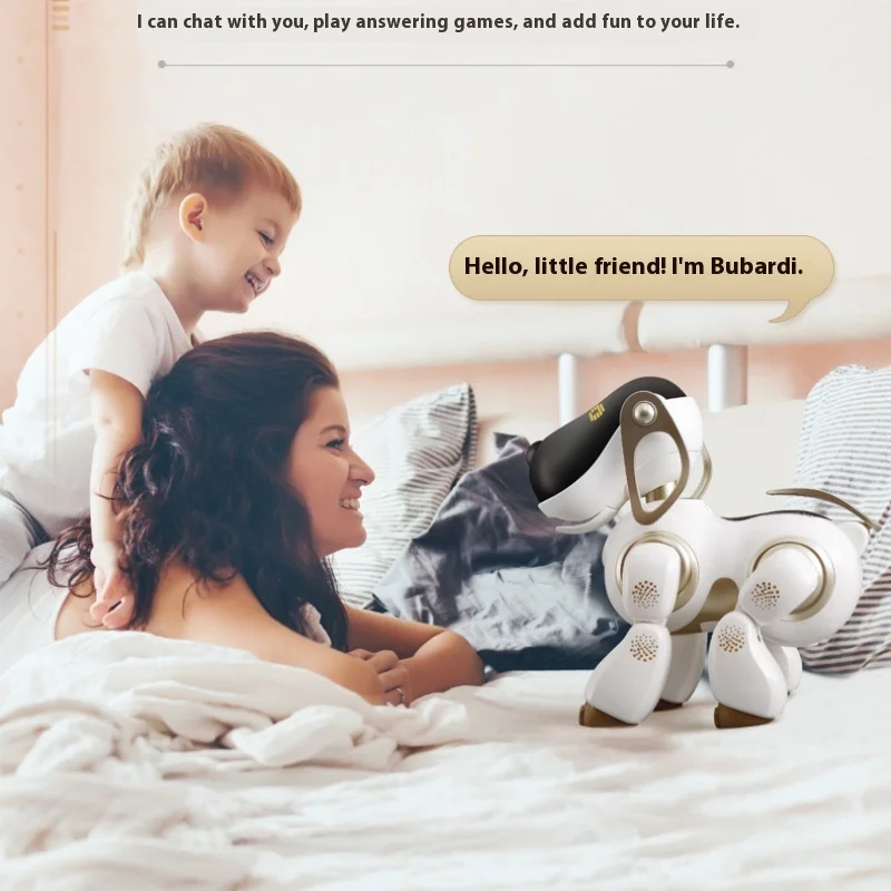 Roboter Hund intelligente Stimme Dialog Roboter Hund elektrische Fernbedienung Haustier Kinderspiel zeug für Männer und Frauen Geburtstags geschenk