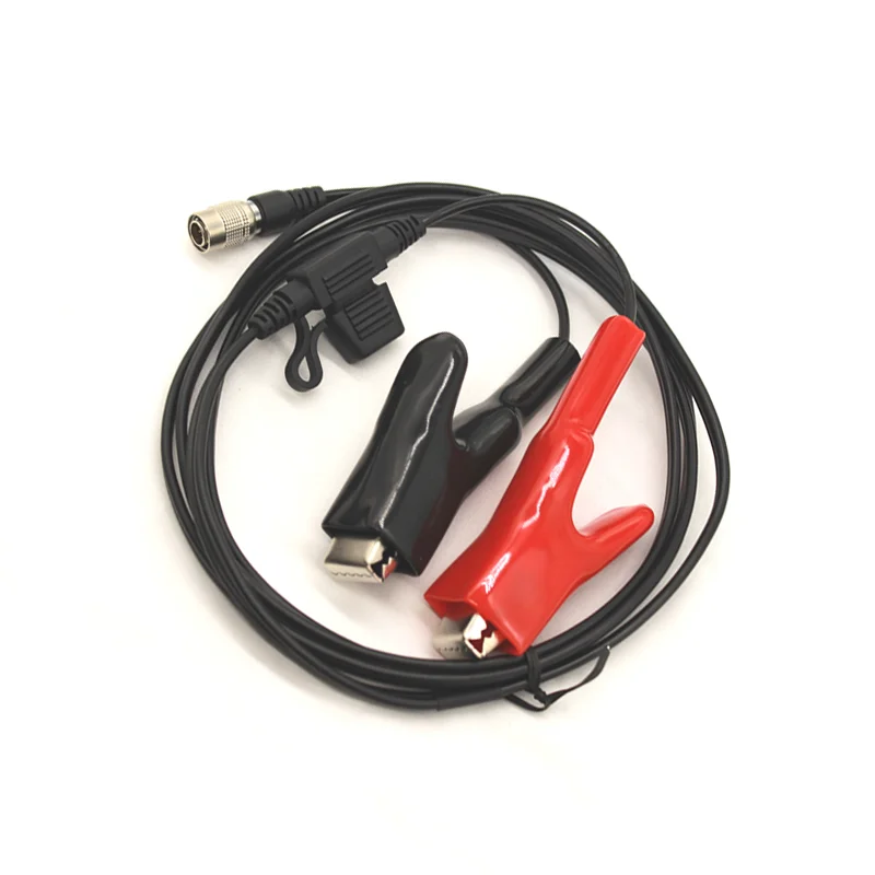 A53M-CA0010541 For Trimble S8 Total Station Battery Cable- 6-Pin Connector+ Red& Black Clips Included