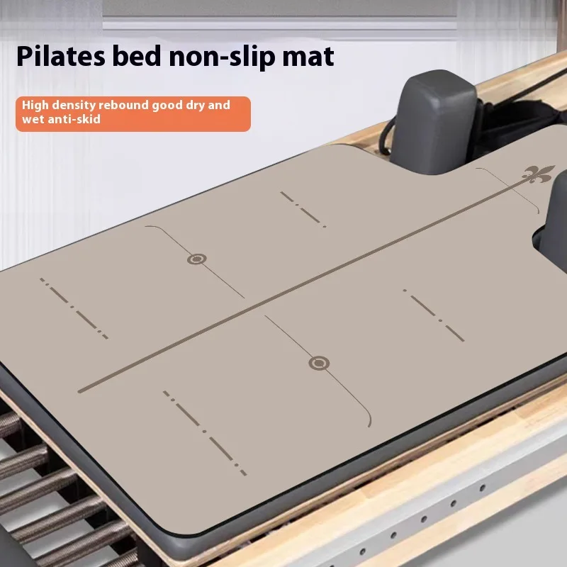 

Beige White Pu Yoga Mat 5mm Matte Pu Rubber Yoga Mat