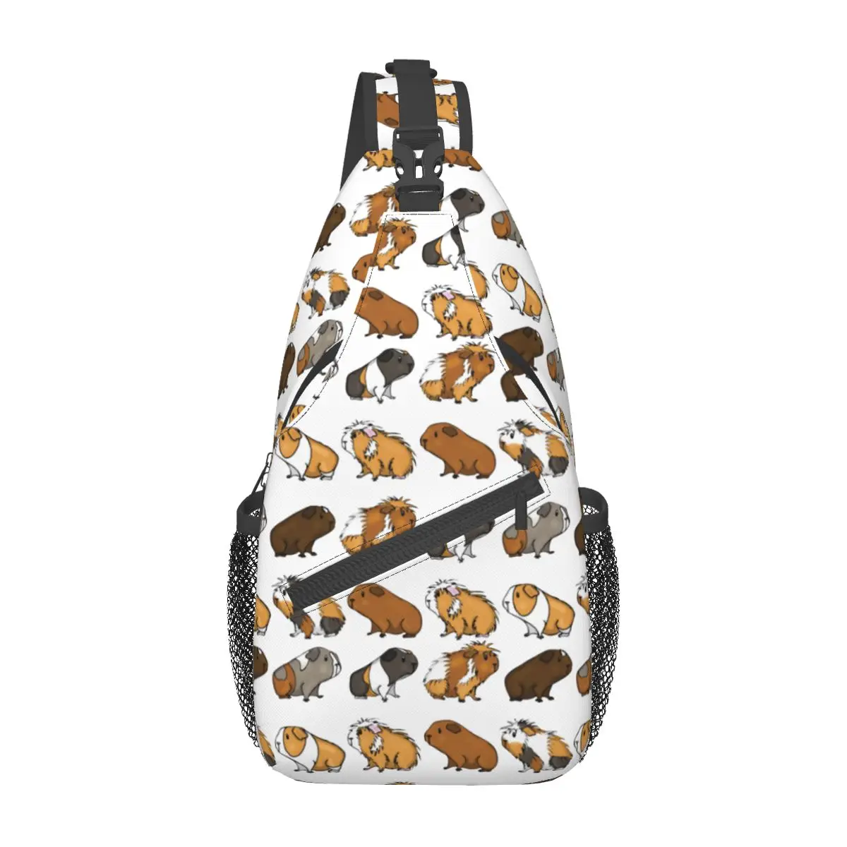 

Guinea Pig Kawaii Crossbody Sling Bag Printed Chest Bag Cute Animal Lover Shoulder Backpack Daypack Hiking Travel Travel Bookbag