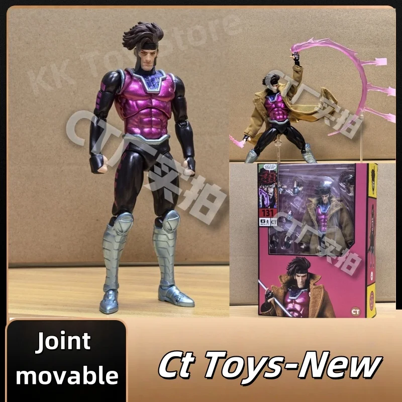 

Hot New Anime Action Figure Ct Toys Gambit Mafex 131 Figure X-Men Wolverine SHF Figurine Statue Model Customized Gifts Kids Toys