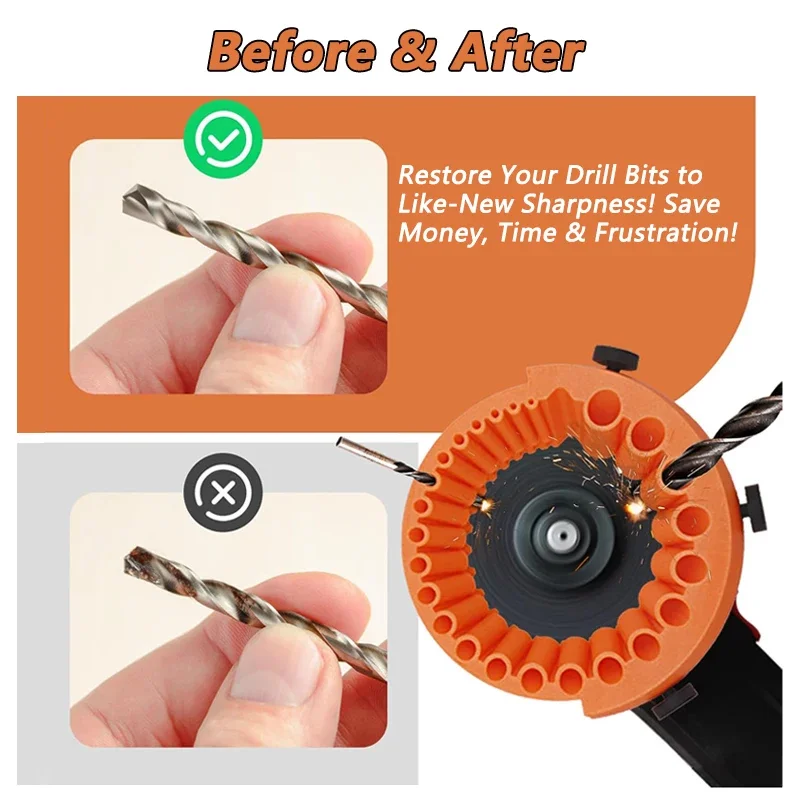 2-13Mm Mata Bor Pengasah Penggiling Multi-spesifikasi Mata Bor Listrik Gerinda Bor Portabel Alat Abrasif Daya untuk Penggilingan