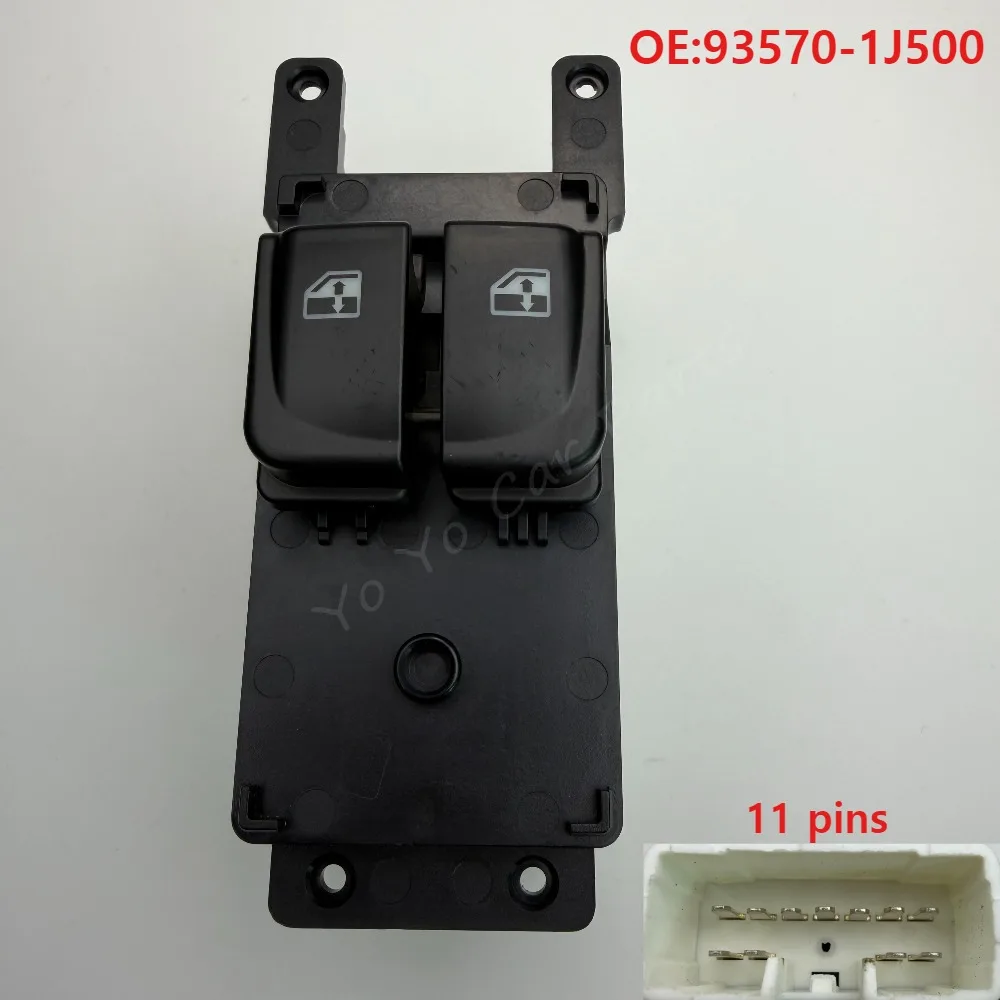 93570-1J500 Electric Power Window Switch Button Lifter for Hyundai I20 I800 2007 2008 2009 2010 2011 2012 2013 2014 2015