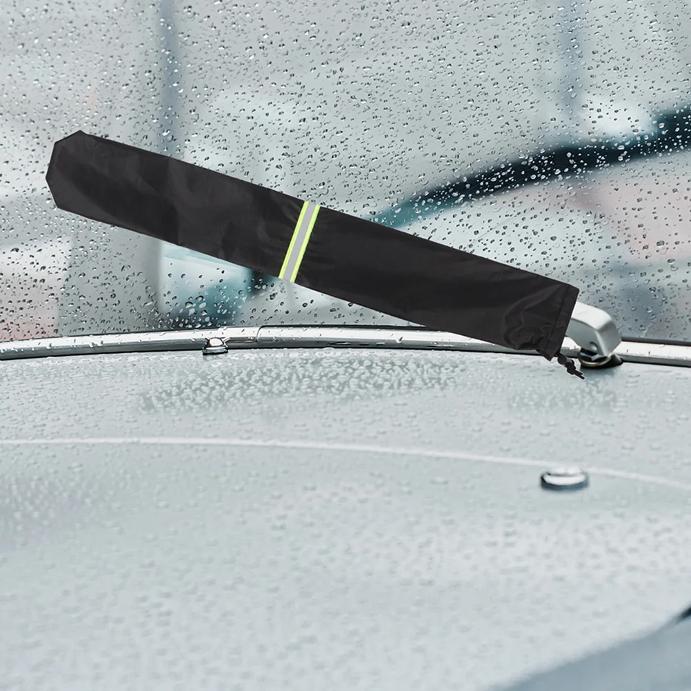 

2Pairs Wiper Cover Rainproof Car Windshield Protection Sleeve Easy Install Durable Auto Wiper Guard Rain Snow Cover