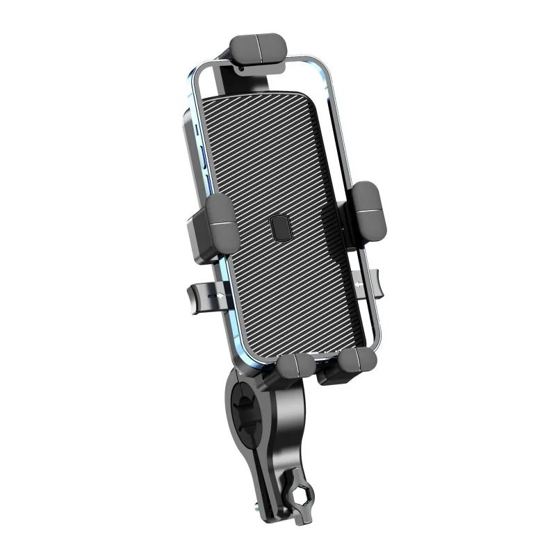 Universal Motorcycle Bicycle Phone Holder Handlebar Stand Mount Bracket for 4.7-7 inch Mobile Phone Stand