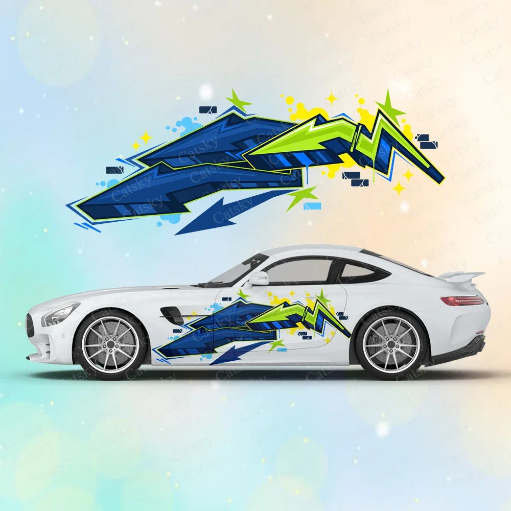 

Graffiti Arrows Large Car Stickers and Decals Car Body Stickers Car-Side Decals Waterproof Car Vinyl Stickers for Truck SUV