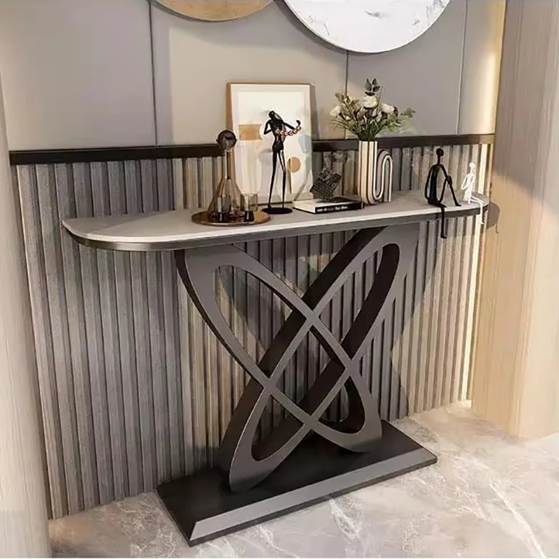 Consolle di lusso italiano Design unico Consolle classica alla moda Bellissimo tavolo post moderno per ufficio Soggiorno