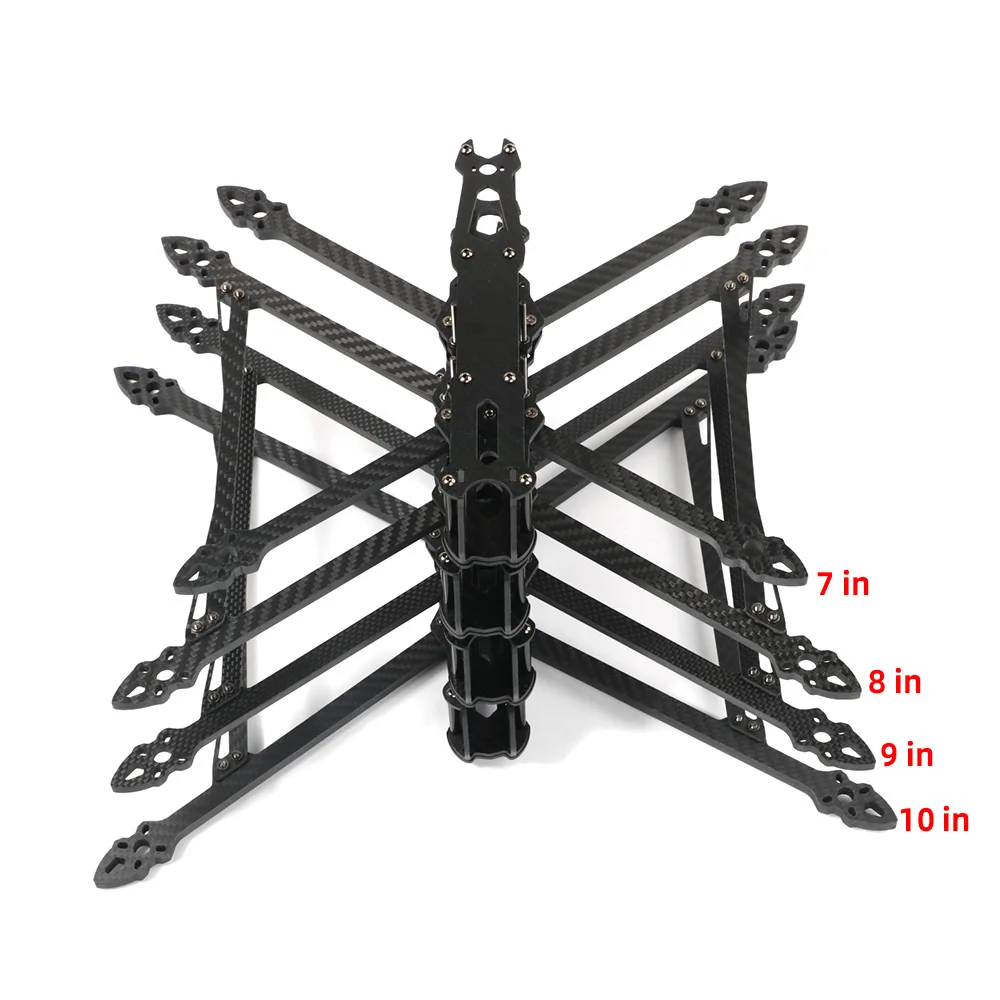 

Mark 4 Mark4 7inch V2 295mm / 8inch 367mm / 9inch 387mm / 10inch 427mm / 13inch V2 539mm 3K Full Carbon Fiber TrueX Frame Kit