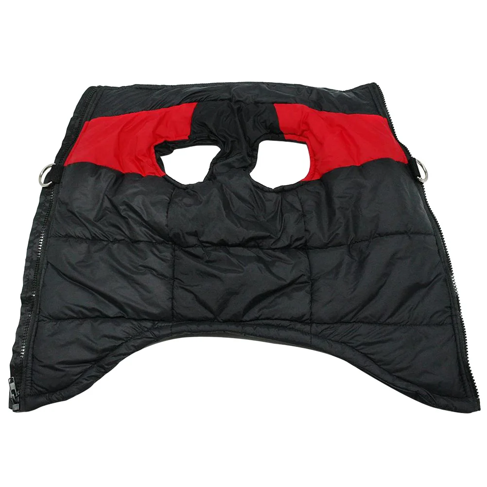 

Dog Cotton Vest Winter Warm Windproof Waterproof Ski Coat For Small Large Dogs Red Breathable Zipper Pet Clothing