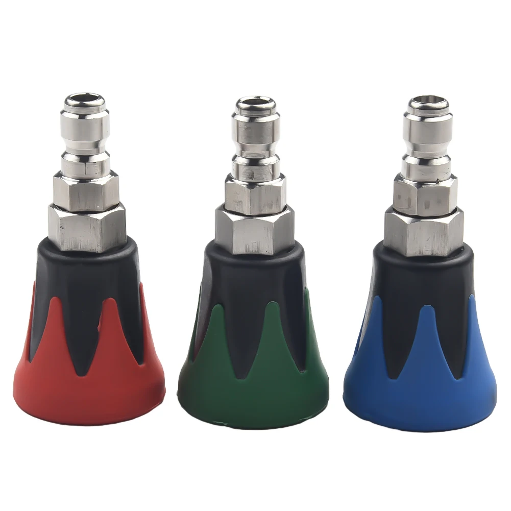 For Pressure Cleaning Machine Pressure Washer Tips Spray Nozzle 1/3pcs High Pressure Washer Nozzle Quick Connect