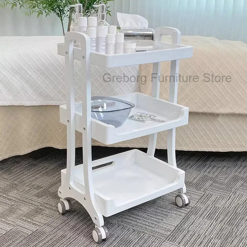 

Auxiliary Cart Hairdresser Salon Machine Trolley Professional Spa Furniture Tattoo Pedicure Beauty Decor Rollwagen Moving Bar