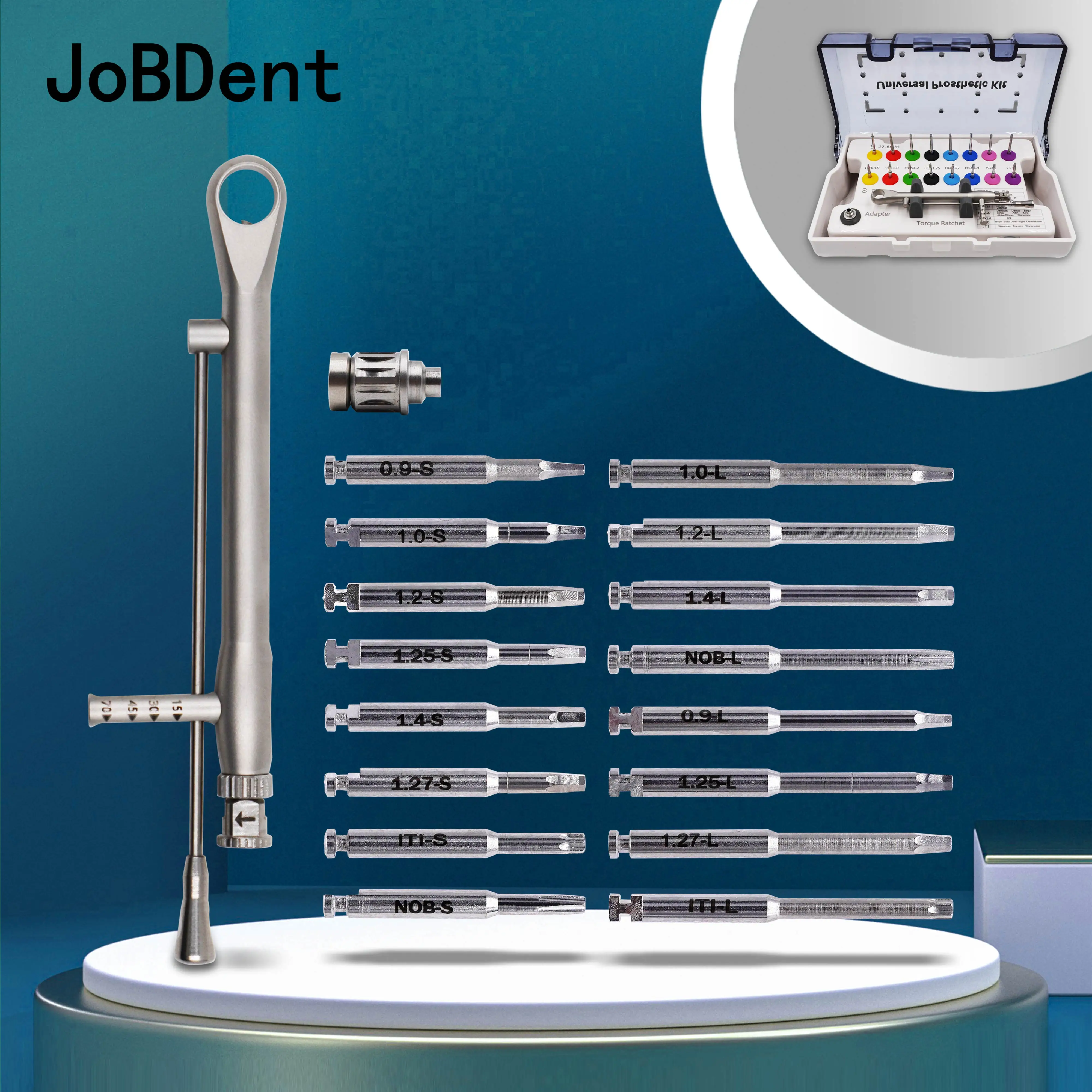 

Dental Universal Implant Torque Screw Drivers Wrench Kit Ratchet Drivers Dentistry Implant Repair Tools Prosthetics Instrucment