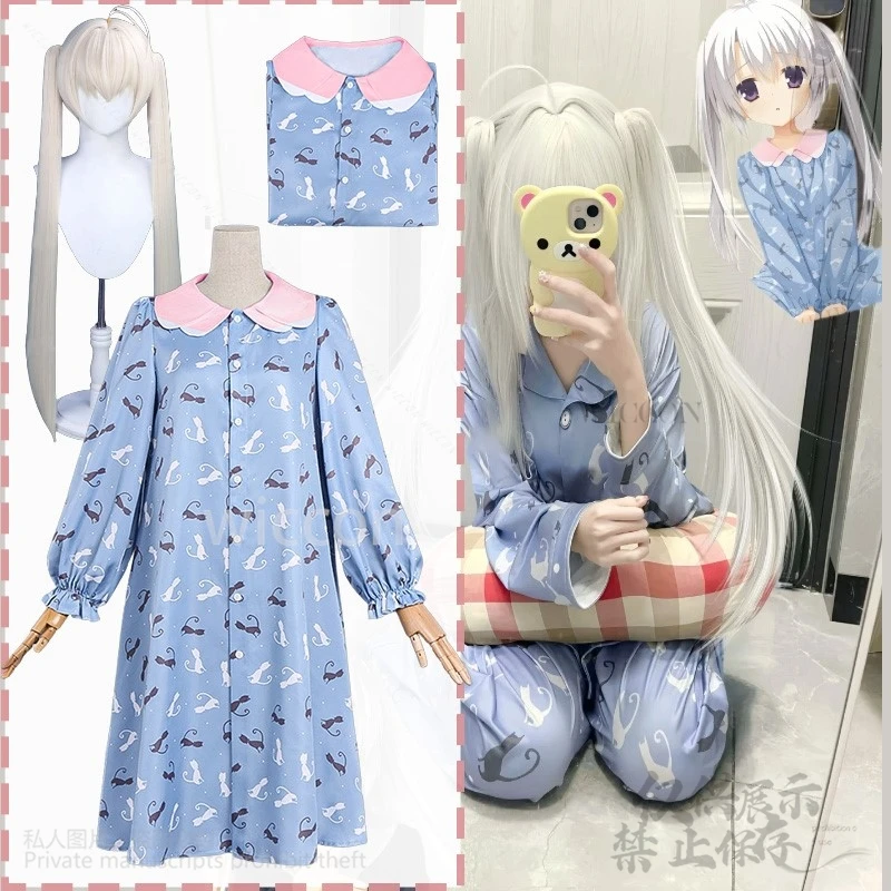 

Anime Galgame SABBAT OF THE WITCH Cosplay Ayachi Nene Costume Summer Japanese Cartoon Sleep Dress Home Sleepshirt Customized