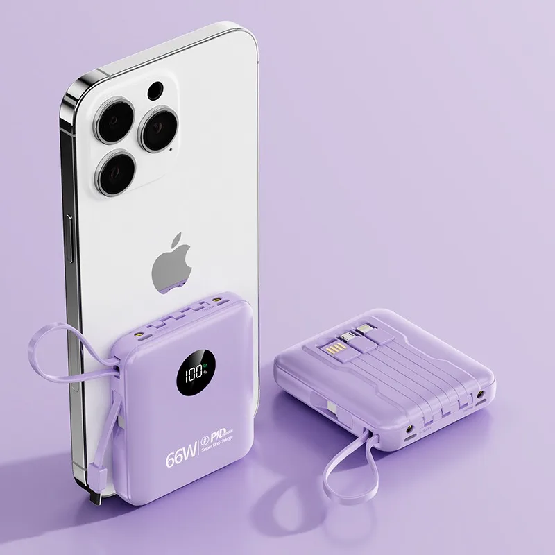 Comes with A Built-in Mini Super Fast Charging 66W Power Bank 10000mAh Large Capacity Portable Power Bank