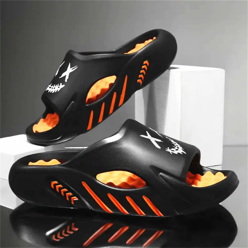Men's Slippers EVA Non-slip Slides Fashion Home Slippers Comfortable Men's Slides Casual Sandals Outdoor Indoor Shoes Big size image 5