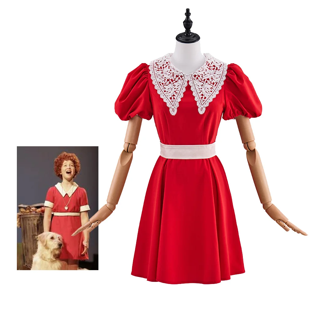 open lace back dress Amazon.com: RocailleCos Little Orphan Annie Cosplay Costume Annie Red Dress  Musical theater Dress Adult Halloween Outfit for Women (XS) : Clothing,  Shoes & Jewelry