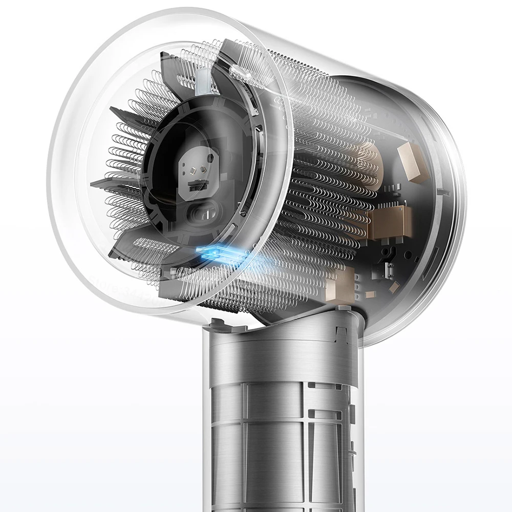 XIAOMI MIJIA مجففات الشعر الأيونية المائية عالية السرعة سرعة الرياح 65 م/ثانية 1600 وات 110000   دورة في الدقيقة للعناية بالشعر الاحترافية سريعة الجفاف بالأيونات السالبة