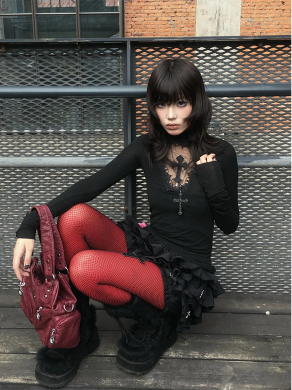 

Sweaters Jumpers Pullovers Women New Ins Alpaca Punky Pattern Regular Christmas Holiday Winter Festival Season Fur Collar Nature