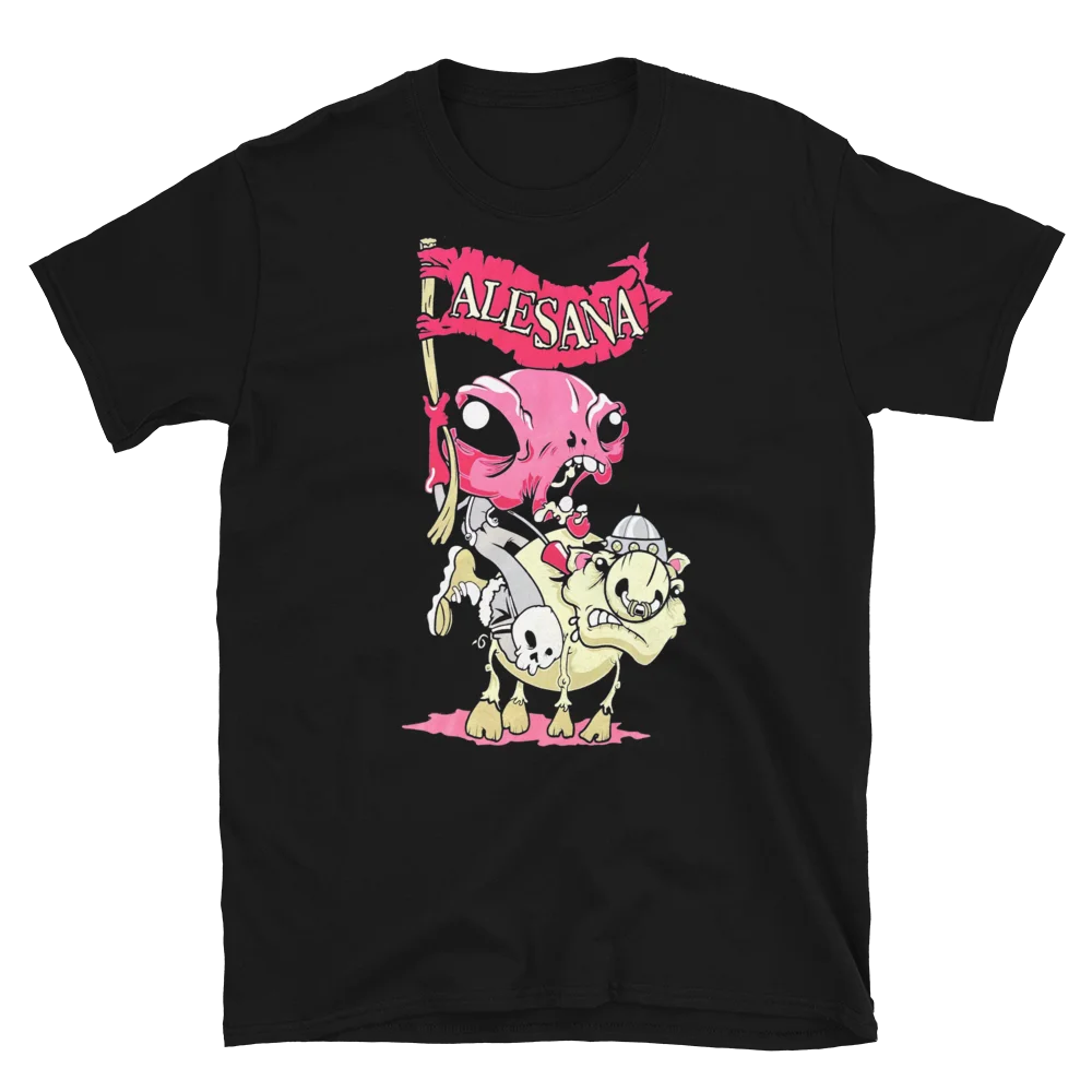 Alesana Alien Riding Battle Pig Emo Post-Hardcore Band T-Shirt