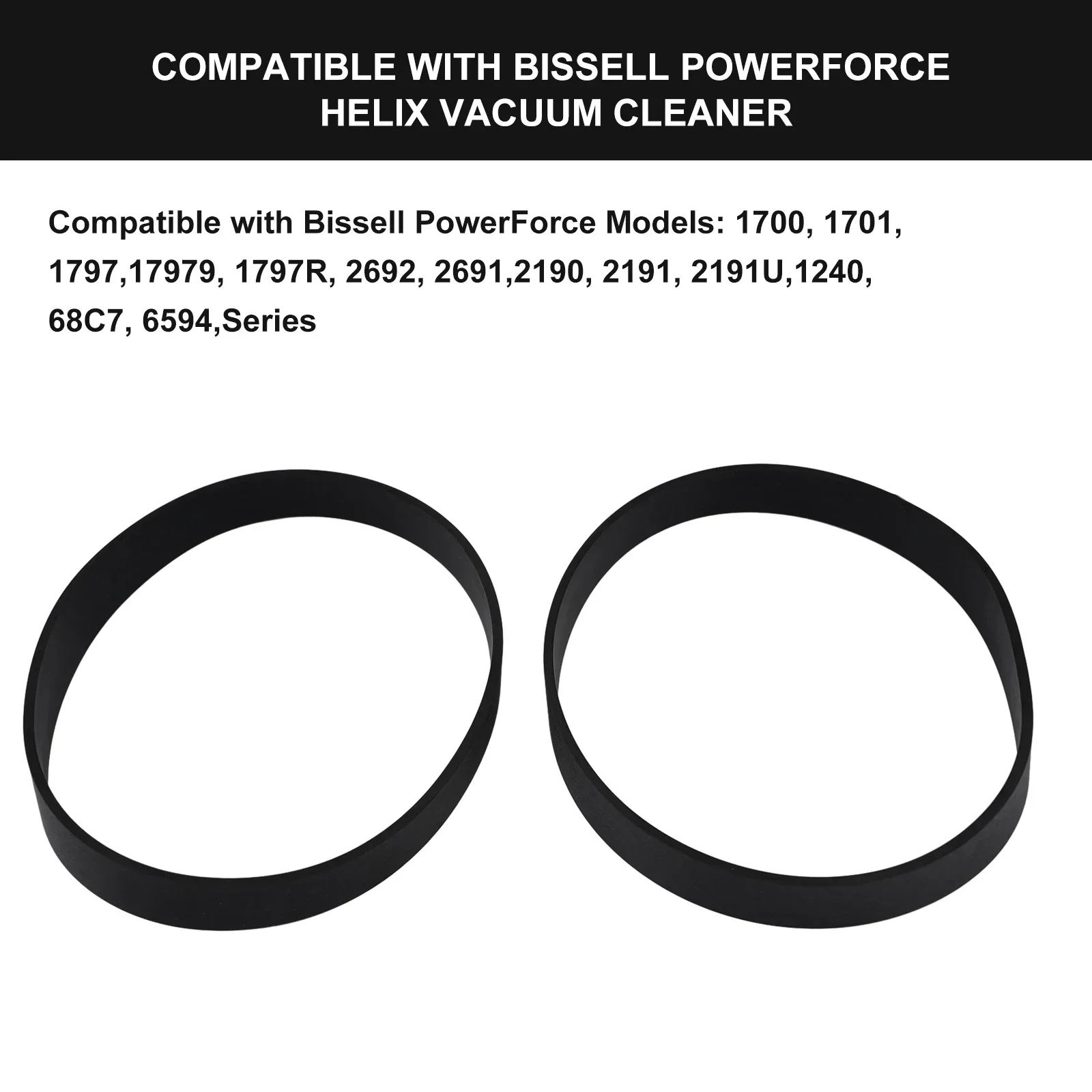 Replacement Parts Vacuum Cleaner Belts Vacuum Clenaer For Bissell Replacement Belt 2190H 1700 2191 2191U Vacuum Clenaer Belt