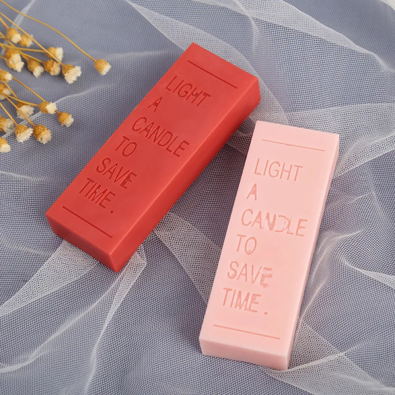 Mould Hot-selling Instagram-style Long Letter Candle Mold  DIY Chocolate Scented Candles Decorative Ornaments - Silicone Molds view 3