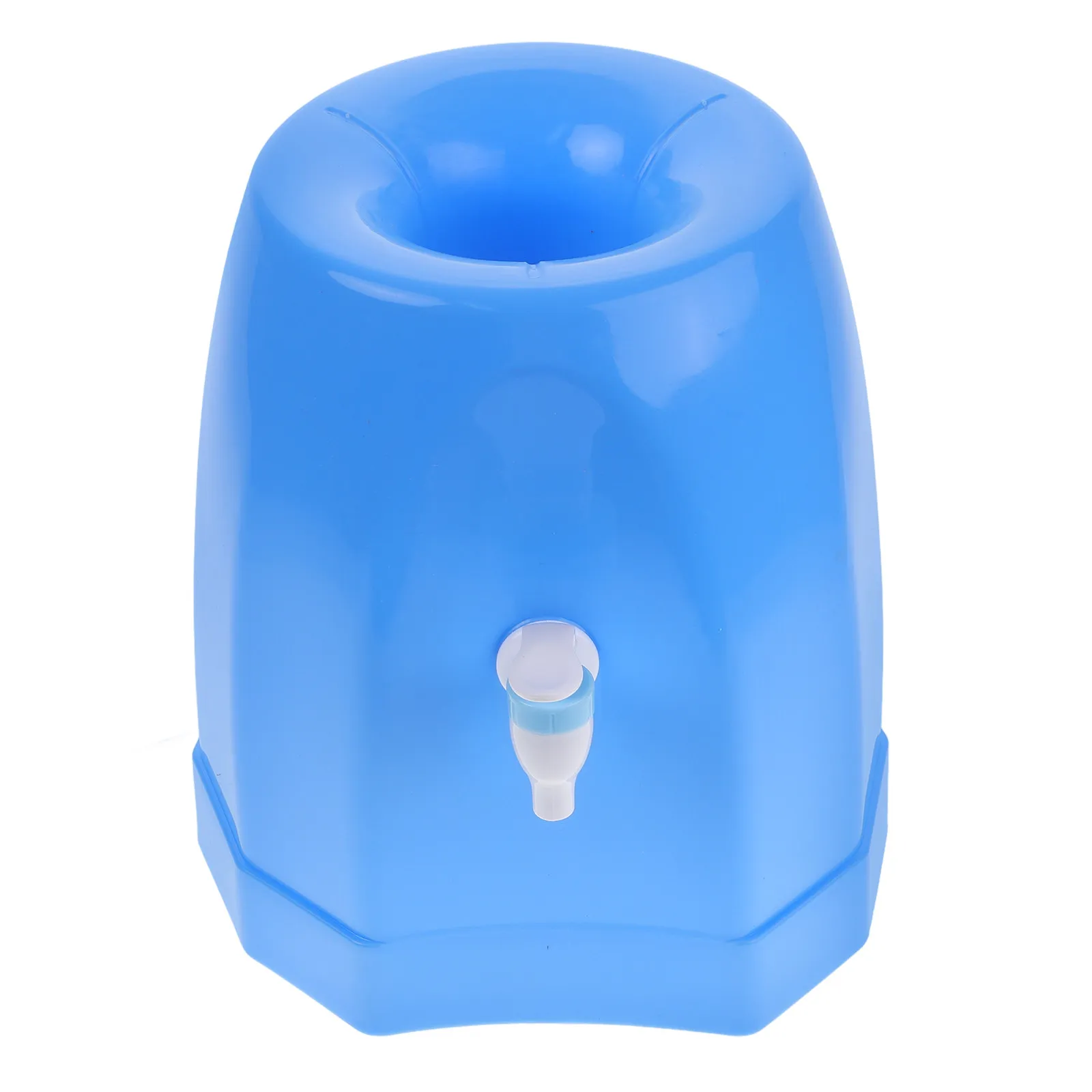 

Blue Lightweight Portable Water Dispenser Stand for Gallon Bottles Tool Free Installation Versatile Countertop Desktop Tabletop