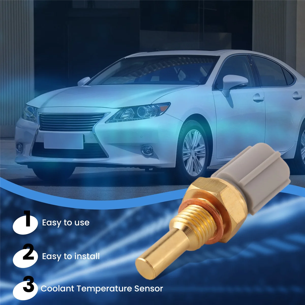 Coolant Temperature Sensor for 4Runner Celica Land Water Temperature Sensors 89422-35010