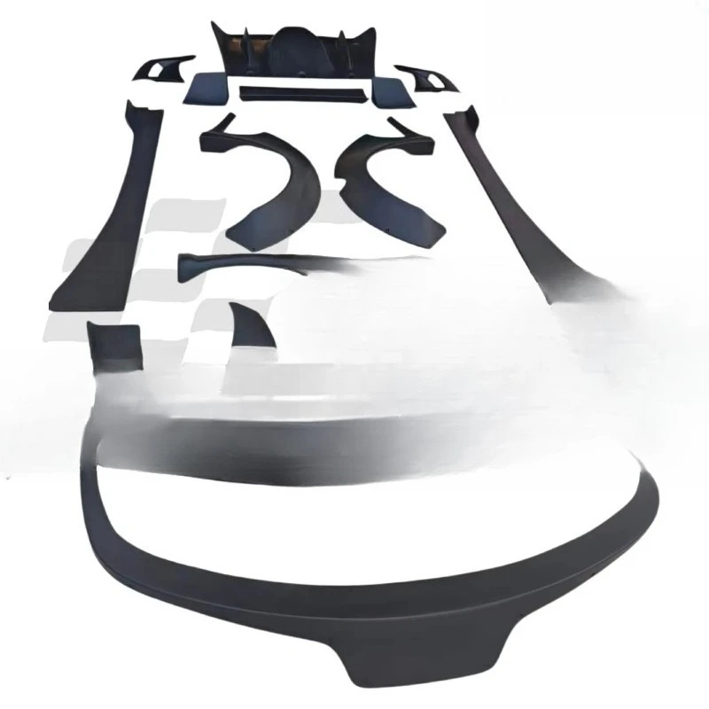 Made High Quality Fiberglass Upgrade Wide Body Kit for Hot Selling Front Lip Wheel Arch Diffuser Side Skirt Spoiler