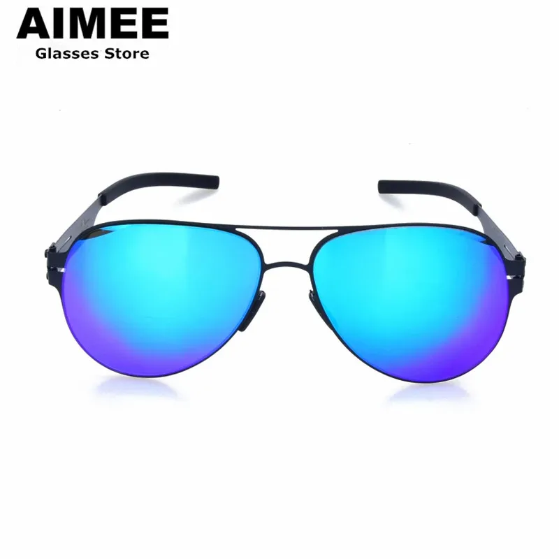 New Pilot Brand Designer No Screw Polarized Sunglasses For Men Women Fashional UV Protection Sun Glasses Optical Colorful Lens