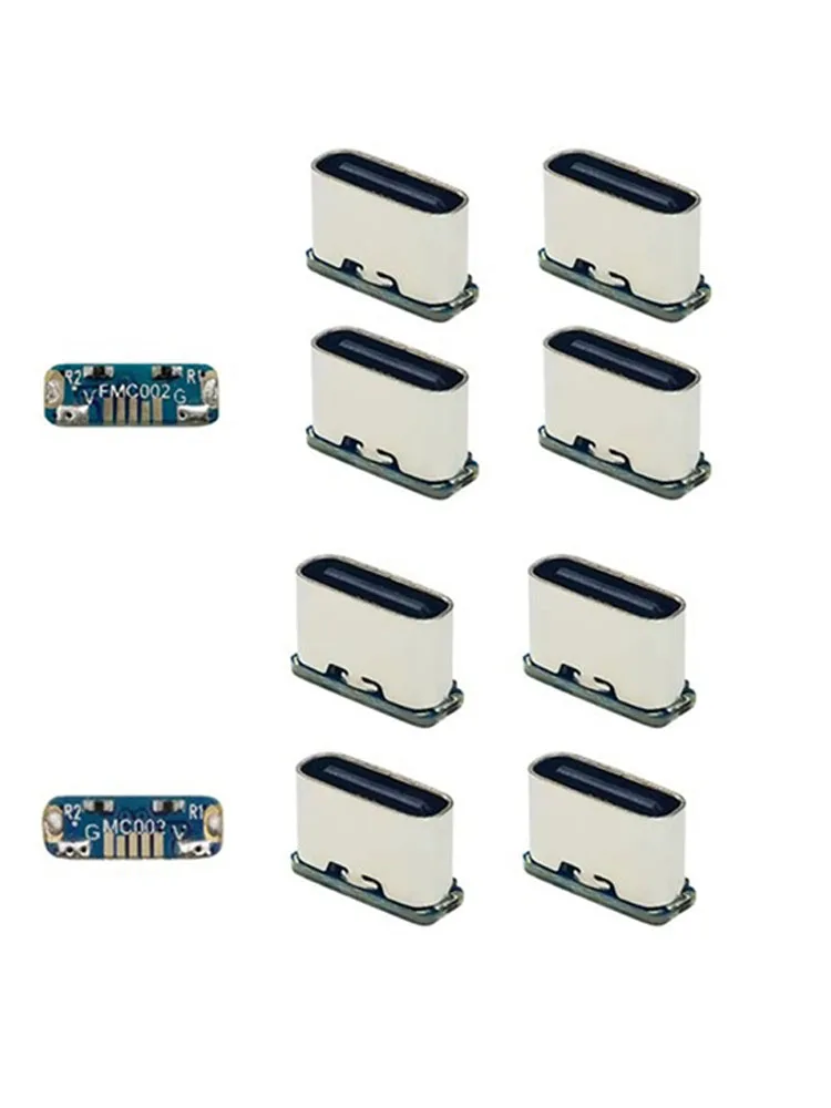 Connecteur USB Type C femelle, 5 broches, prise SMD SMT type-c, Port de chargement pour le soudage de PCB, adaptateur de réparation, bricolage, 10 pièces