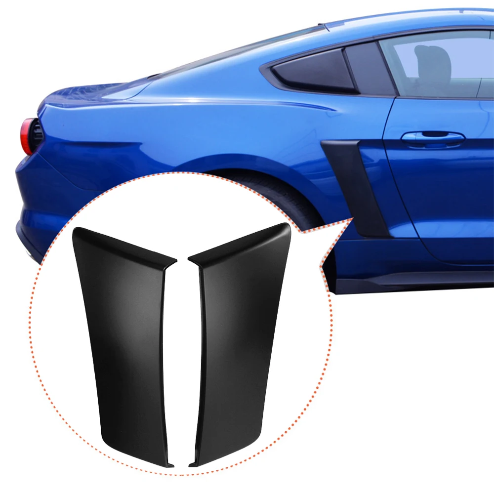 

Front/Rear Side Fender Door Scoops Plate For Ford Mustang 2015-2022 Car Mudguard Scoops Cover Accessories Car Styling