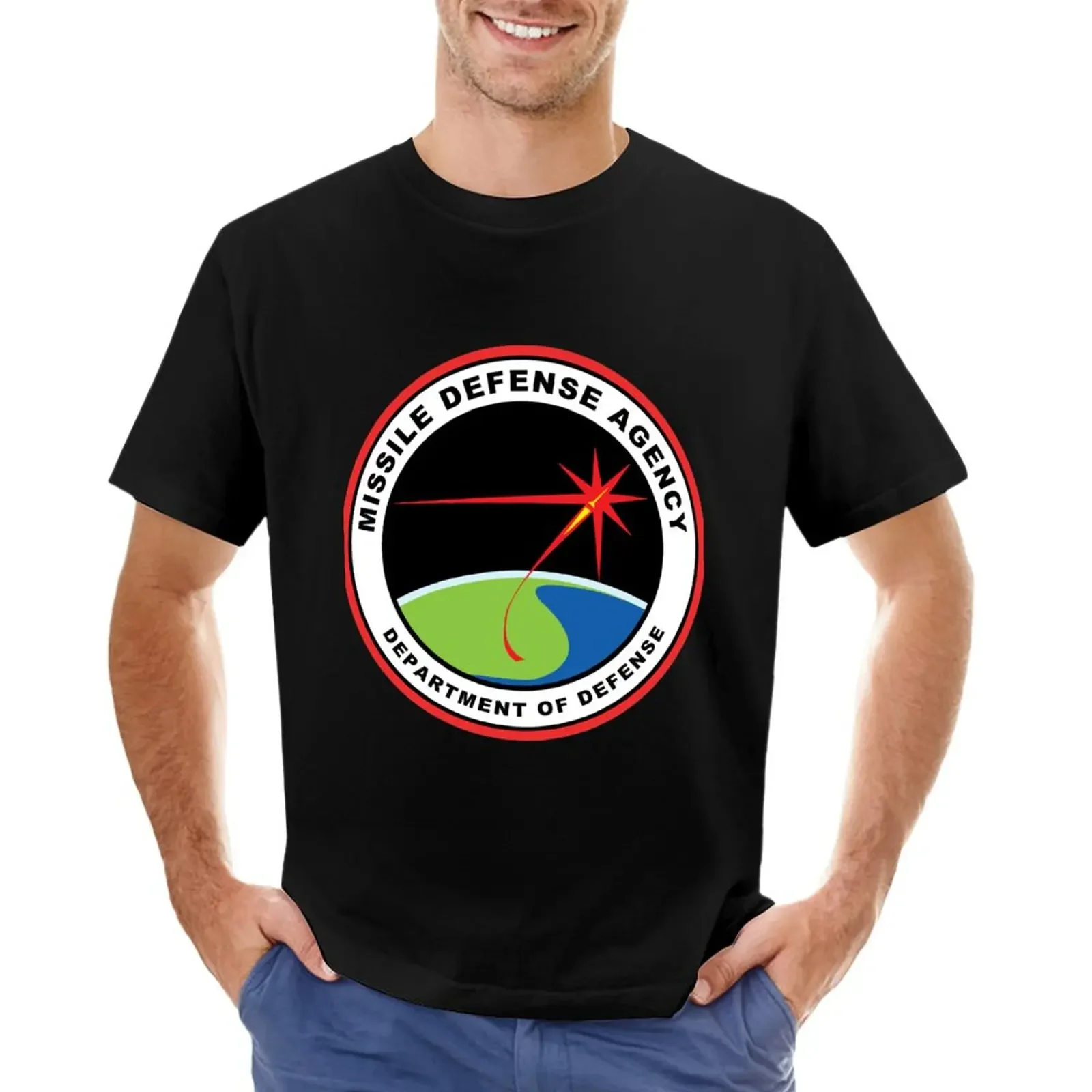 Missile Defense Agency Early Logo T-Shirt blanks tees vintage mens graphic t-shirts funny