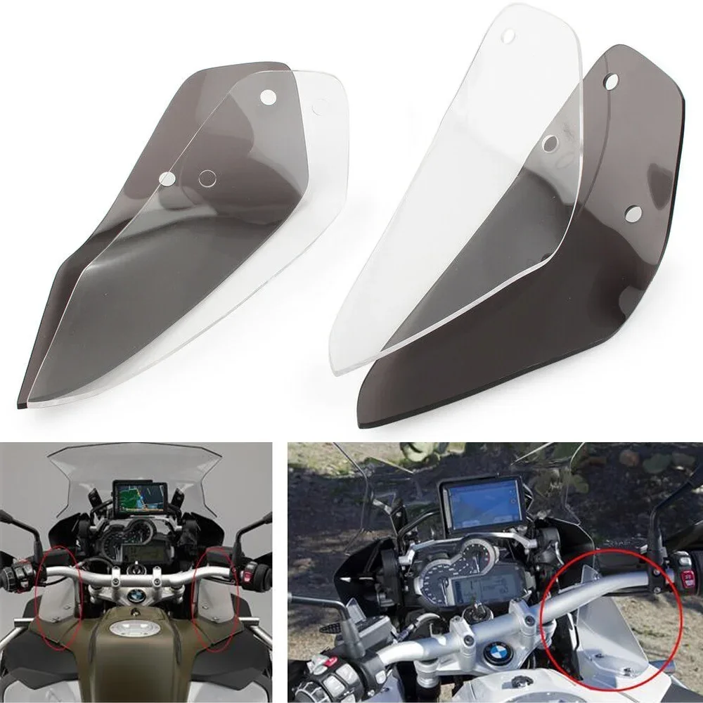 Motorcycle Windshield Ventilation Panel Side Wing Protector Screen Airflow Deflector Cowl Shield For R1200GS ADV K51 14-16