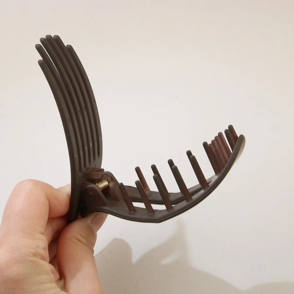 

New Strong Grip Heart-Shaped Hair Clips Flexible Teeth Solid Color Hair accessories Hair Clamps For Women