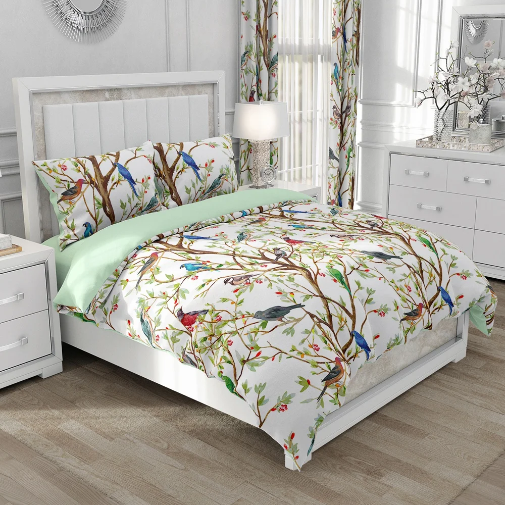 Set biancheria da letto in lino nordico set copripiumino King/Euro/240x220 Set letto copripiumino coperta/trapunta per biancheria da letto domestica