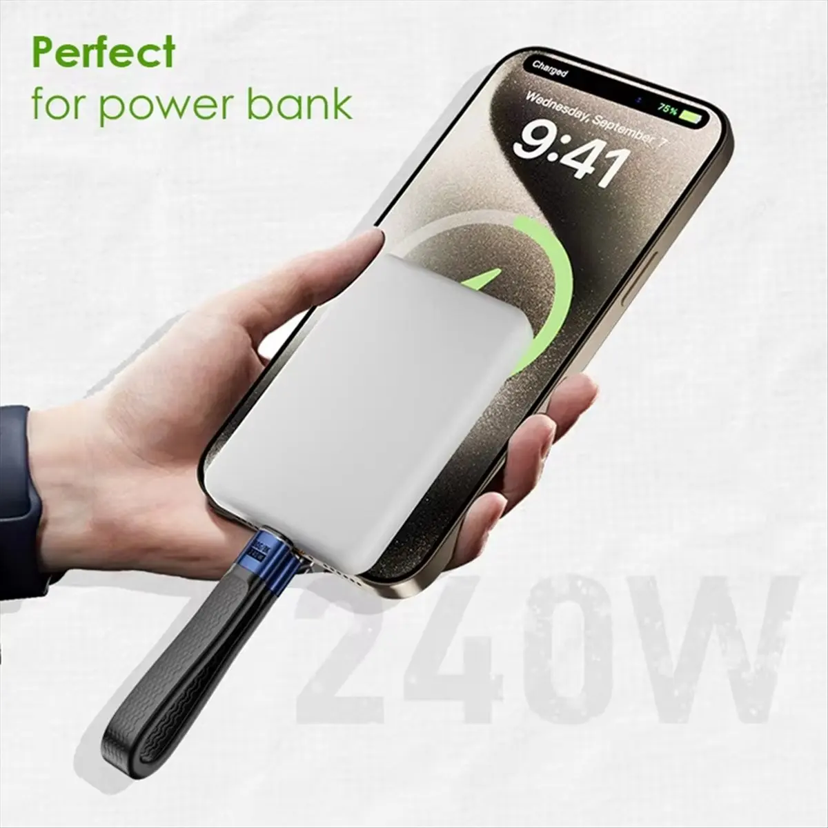 A64I New 40Gbps 8K@60Hz PD 240W USB4 Type C to C Short E-Marker Cable Video Data Charge for Power Bank A