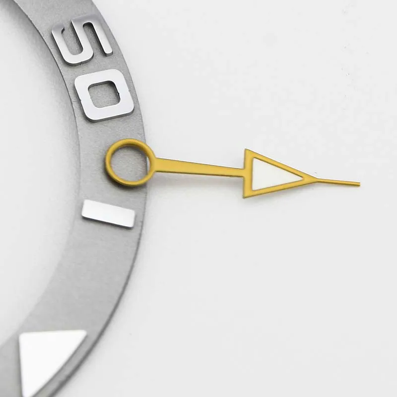 Explorer 2 Style GMT Hands Pointer Polished C3 Green Lume for NH34 NH35 Movement Diving Watch Modified Accessories