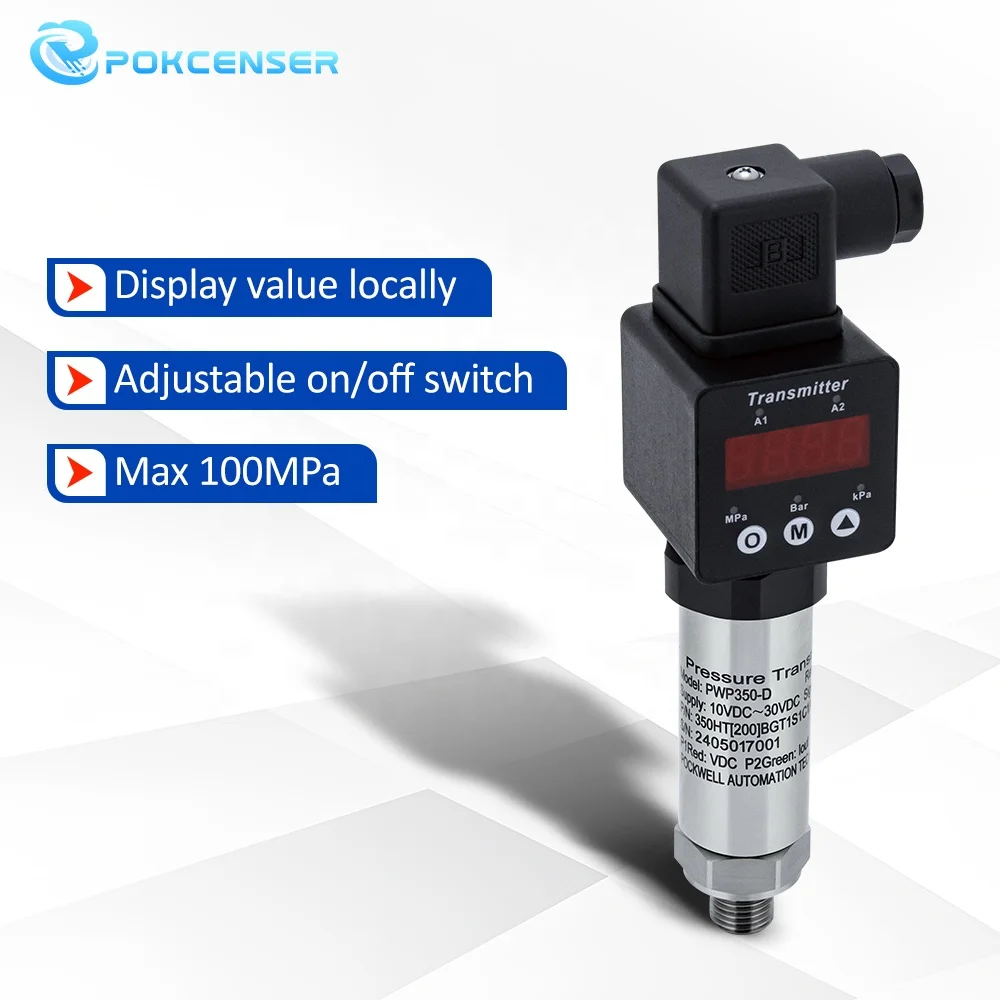OEM PWP350-D Modbus Digital Intelligent Pressure Transmitter With Led Indicator