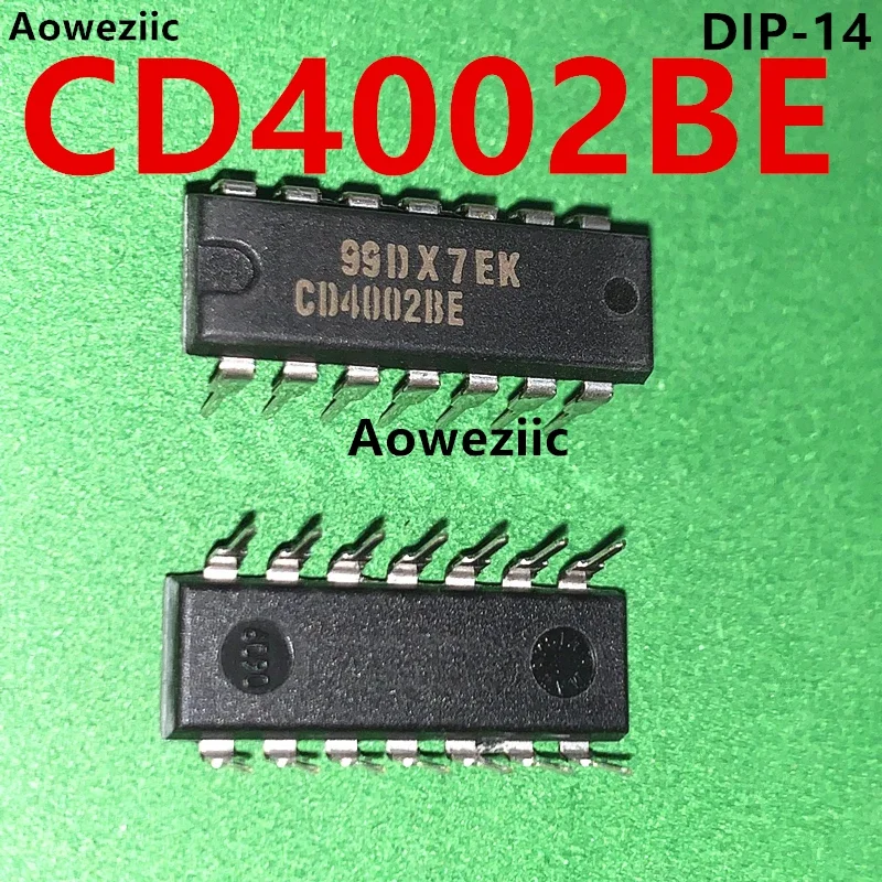 CD4002BE CD4002 dual 4-input or non gate direct plug DIP-14 logic chip is brand new and original