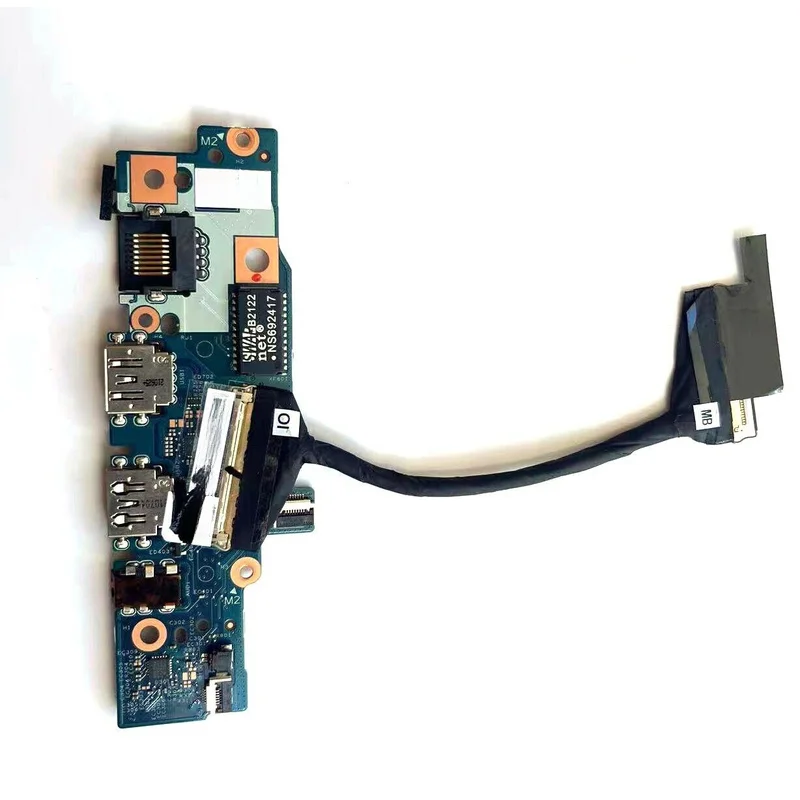 YY+F78FC USB Audio SD Card Rearder RJ45 IO Board For Dell Latitude 3420 E3420