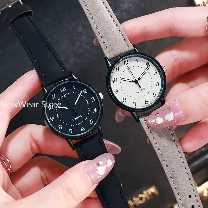 

Women's Fashion Watch Quartz Analog Wirstwatch Luminous Waterproof Leather Band Watch Ladies Casual Gift Wrist Watches Reloj