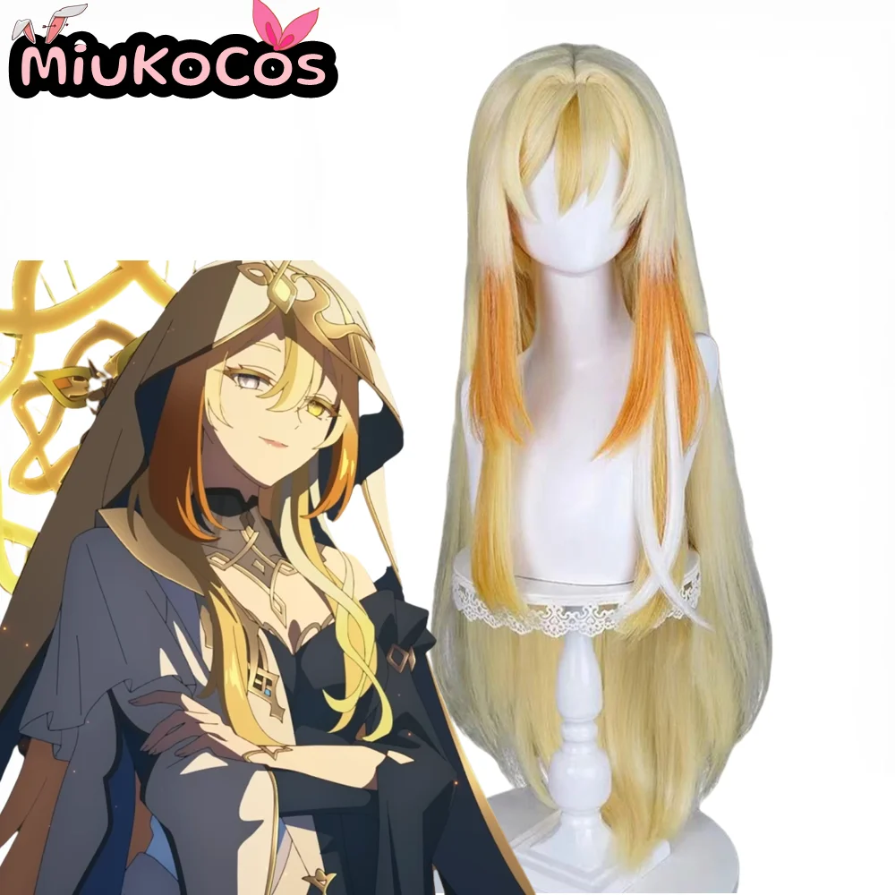 

IN STOCK Golden Rhinedottir Cosplay Wig MiukoCosplay Game Genshin Impact Cosplay