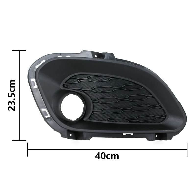 For KIA RIO HATCHBACK 2012 2013 2014 Front Bumper Fog Light Cover Foglamp Grille Fog Light Frame Cover Trim Car Accessories