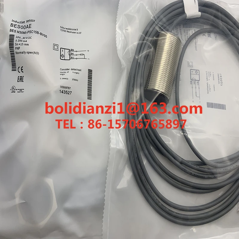 Sensor de indução original BES M30MI-NOC10B-BV02 S04G em estoque